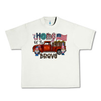 Pistachio home of the brave Urban Heavy Tee - CowhideDigitalArt