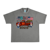Tornado home of the brave Urban Heavy Tee - CowhideDigitalArt