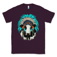 Plum holstein indian headdress Classic Tee - JahusDesignShop