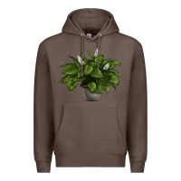 Coffee Peace Lily Premium Hoodie - LillyAllenDesigns