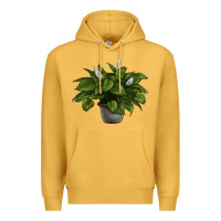 Mustard Peace Lily Premium Hoodie - LillyAllenDesigns