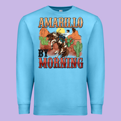 Amarillo By Morning Premium Sweatshirt Designed By Maliassmallbusiness