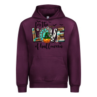 Mauve Wine Western For The Love of Halloween Urban Hoodie - texasbilliewilder