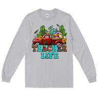 Moon Dust teacher life western truck and books Long Sleeve Tee - AdoDesignShop