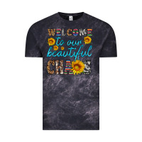 Cloud Black welcome to our beautiful chaos Vintage Tee - HRA Design Shop