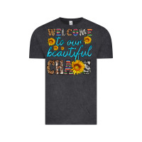 Vintage Black welcome to our beautiful chaos Vintage Tee - HRA Design Shop