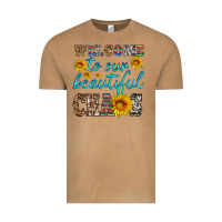 Vintage Camel welcome to our beautiful chaos Vintage Tee - HRA Design Shop