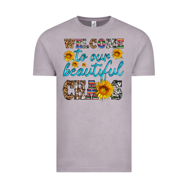 Welcome To Our Beautiful Chaos Vintage Tee by HRA Design Shop | Teevron