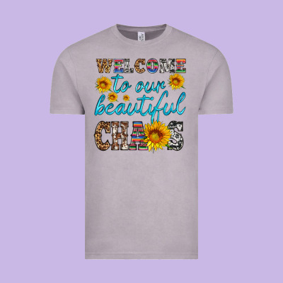 Welcome To Our Beautiful Chaos Vintage Tee Designed By Hra Design Shop