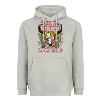 Moon Dust she kinda buck wild with bull skull Heavyweight Hoodie - NancyCooperArtShop