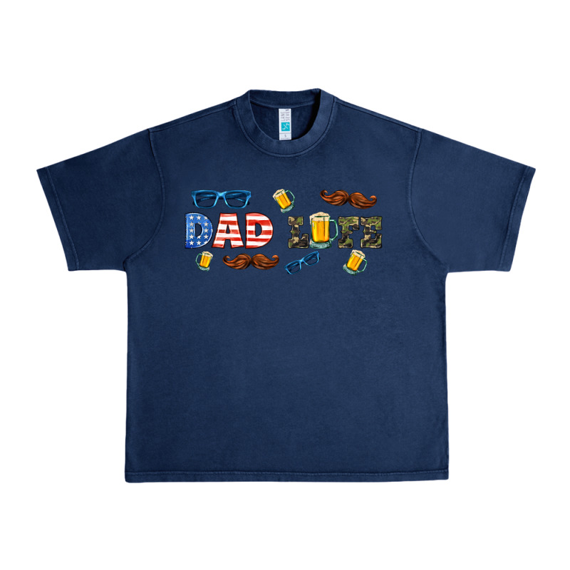 Dad Life  Libbey Glass Urban Heavy Tee by HRA Design Shop | Teevron