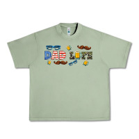 Oil Green dad life  libbey glass Urban Heavy Tee - HRA Design Shop