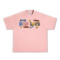 Salmon dad life  libbey glass Urban Heavy Tee - HRA Design Shop