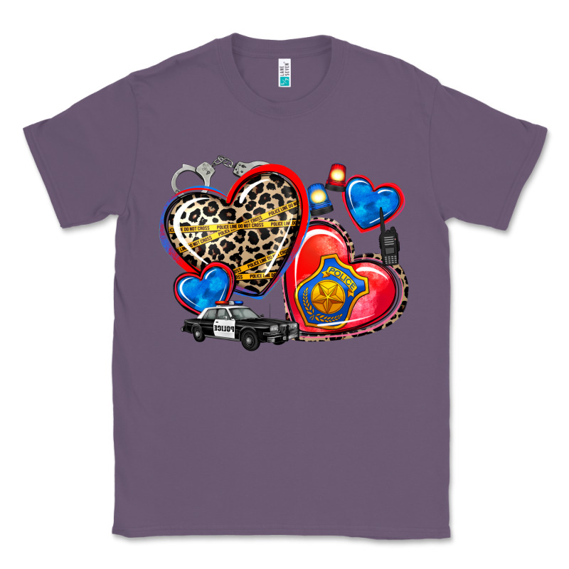 Western Leopard  Police Hearts Classic Tee by AdoDesignShop | Teevron