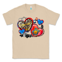 Mushroom western leopard  police hearts Classic Tee - AdoDesignShop