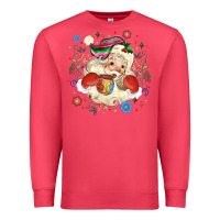 Cardinal mexican christmas santa Premium Sweatshirt - MaliasSmallBusiness