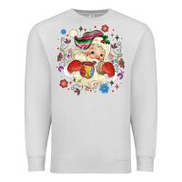 Dove Grey mexican christmas santa Premium Sweatshirt - MaliasSmallBusiness