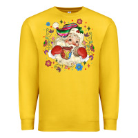 Lemon mexican christmas santa Premium Sweatshirt - MaliasSmallBusiness