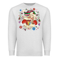 Oatmeal Heather mexican christmas santa Premium Sweatshirt - MaliasSmallBusiness