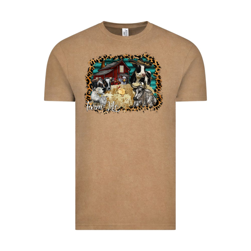 Farm Life 2 Vintage Tee by SublimationCraftShop | Teevron