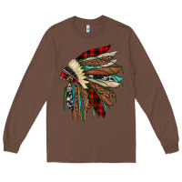 Chestnut christmas indian headdress Long Sleeve Tee - JahusDesignShop