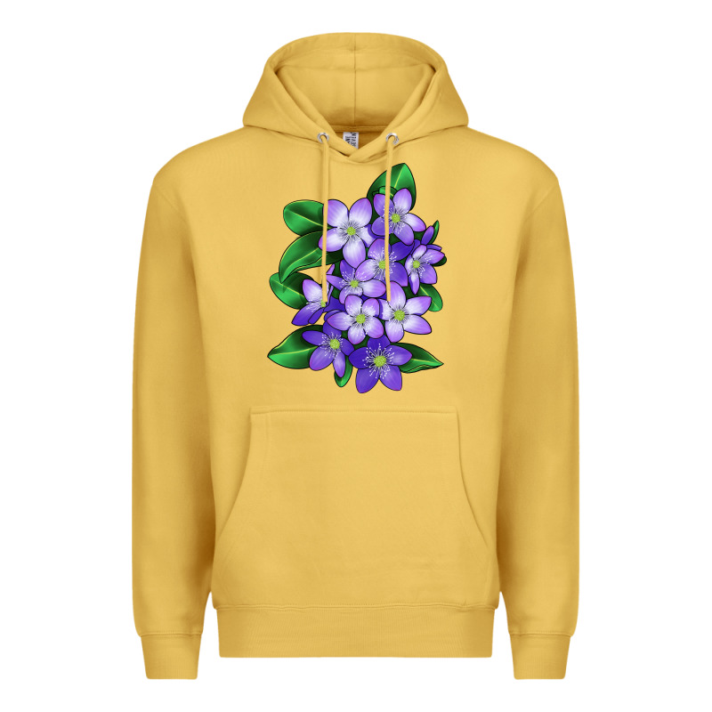 Mayflower Plant Illustrations Premium Hoodie by LillyAllenDesigns | Teevron