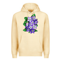 Pina Colada Mayflower Plant Illustrations Premium Hoodie - LillyAllenDesigns