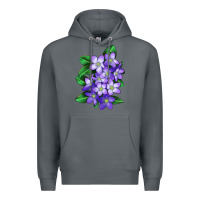 Rock Mayflower Plant Illustrations Premium Hoodie - LillyAllenDesigns