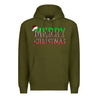 Army Green merry christmas Premium Hoodie - AdoDesignShop