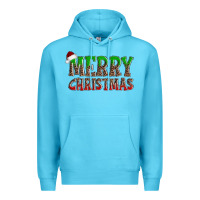 Ocean Blue merry christmas Premium Hoodie - AdoDesignShop