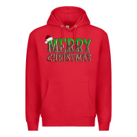 Red merry christmas Premium Hoodie - AdoDesignShop