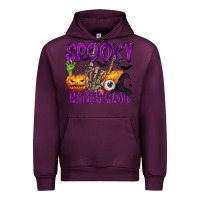 Mauve Wine Spooky babes club Urban Hoodie - texasbilliewilder