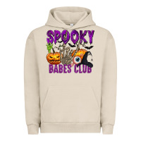 Pigment French Oak Spooky babes club Urban Hoodie - texasbilliewilder