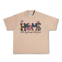 Burro home of the free beacuse of the brave Urban Heavy Tee - CowhideDigitalArt