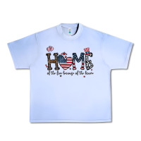 Grape Ice home of the free beacuse of the brave Urban Heavy Tee - CowhideDigitalArt