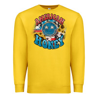Lemon American honey smiley Premium Sweatshirt - NancyCooperArtShop