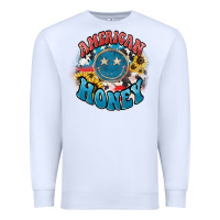 White American honey smiley Premium Sweatshirt - NancyCooperArtShop