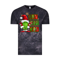 Cloud Black ho ho no christmas gnomes Vintage Tee - FaDigitalArtStudio