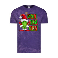 Cloud Purple ho ho no christmas gnomes Vintage Tee - FaDigitalArtStudio
