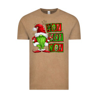 Vintage Coffee ho ho no christmas gnomes Vintage Tee - FaDigitalArtStudio
