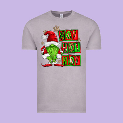 Ho Ho No Christmas Gnomes Vintage Tee Designed By Fadigitalartstudio
