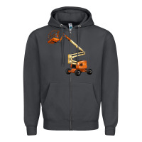 Smoke Boom Lift Zipper Hoodie - LillyAllenDesigns