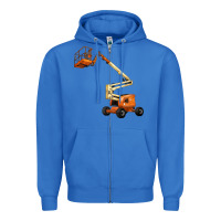 True Royal Boom Lift Zipper Hoodie - LillyAllenDesigns