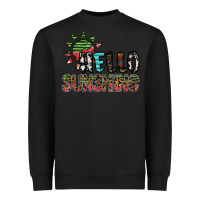 Black hello sunshine Heavyweight Sweatshirt - SublimationCraftShop