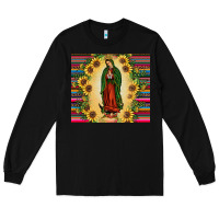 Black our lady of guadalupe Long Sleeve Tee - JahusDesignShop