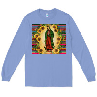 Colony Blue our lady of guadalupe Long Sleeve Tee - JahusDesignShop