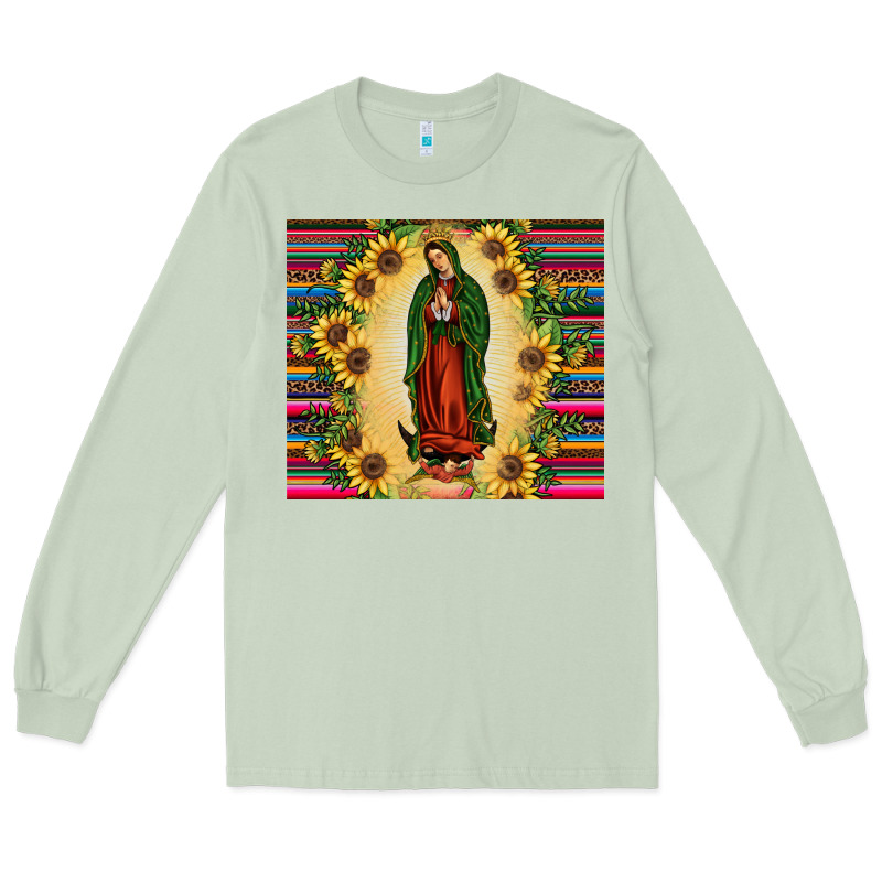 Our Lady Of Guadalupe Long Sleeve Tee by JahusDesignShop | Teevron