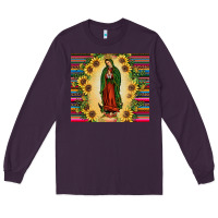 Plum our lady of guadalupe Long Sleeve Tee - JahusDesignShop