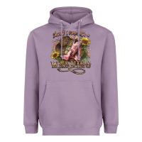 Lavender shouldve come with a warning boots  cowboy Heavyweight Hoodie - NancyCooperArtShop