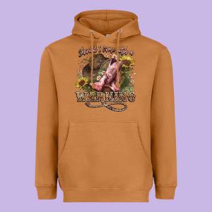 Shouldve Come With A Warning Boots  Cowboy Heavyweight Hoodie Designed By Nancycooperartshop